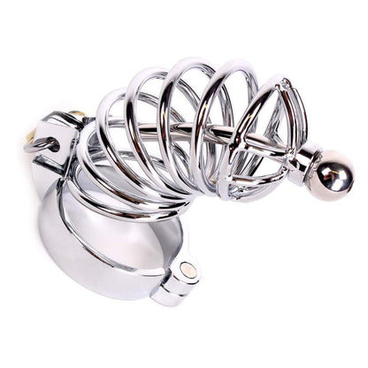 Chastity Cage With Urethral Sounding