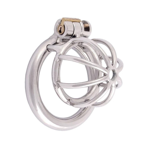 Small size stainless steel chastity cage