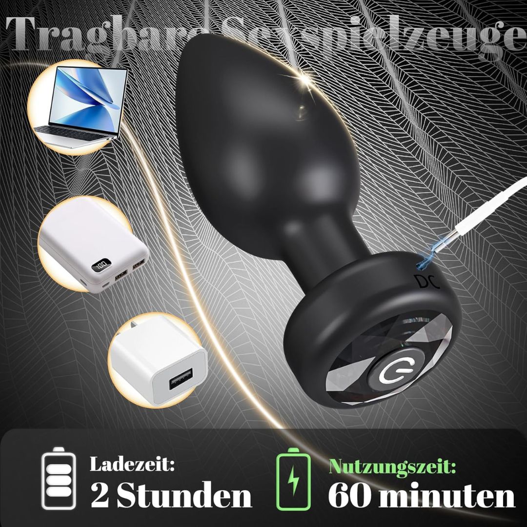 Mobile App Vibrating Anal Plug For Women and Men