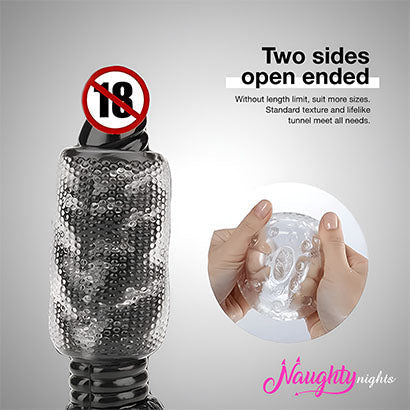 Jalwa Transparent Pocket Pussy: Realistic Jelly & Silicone Pleasure Sleeve for Men